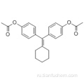 Фенол, 4,4 &#39;- (циклогексилиденметилен) бис-, 1,1&#39;-диацетат CAS 2624-43-3